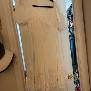 Calvin Klein white dress